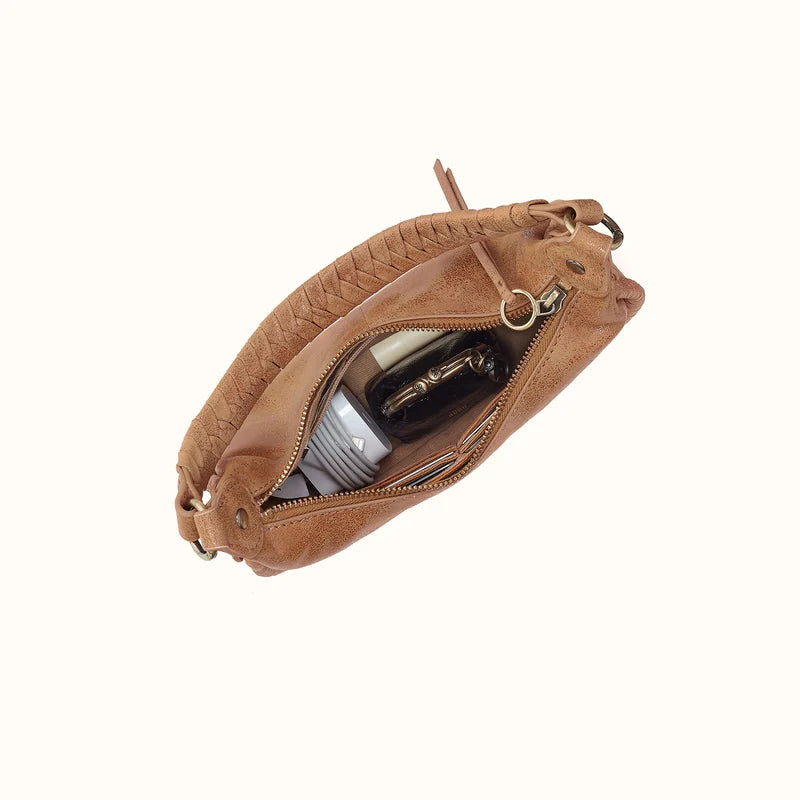 HOBO MIA CRESCENT SMALL HOBO WHKY