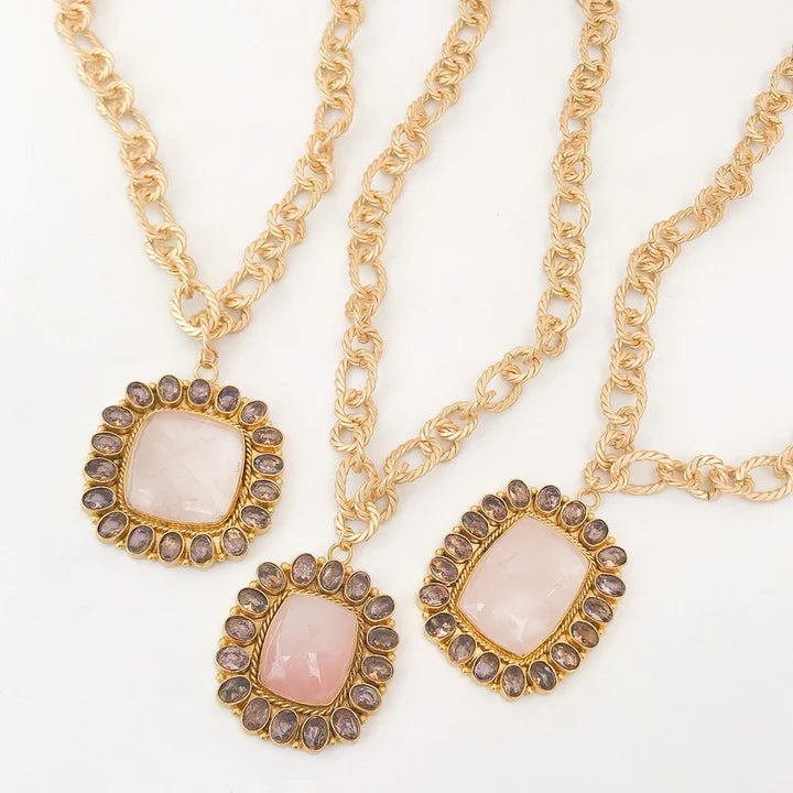 VIRTUE LARGE GEMSTONE NECK 8201LG