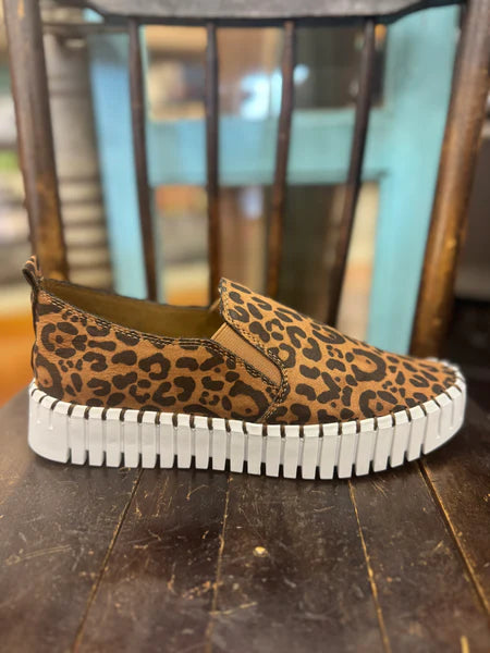 Very G Sandra Leopard Print Slip on Shoe