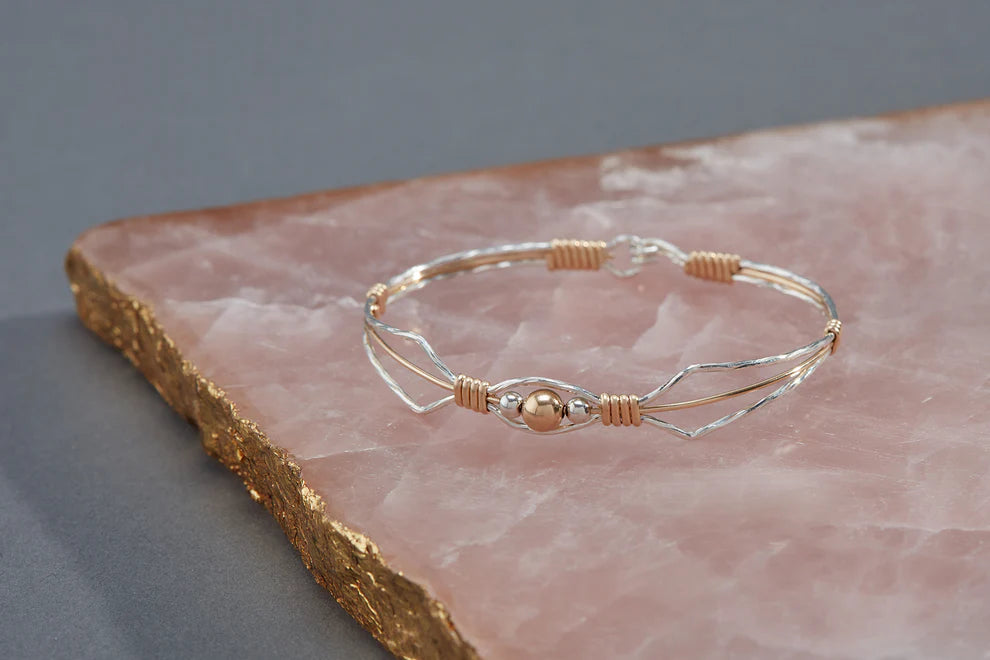 I AM WORTHY BRACELET GOLD/SILVER 6.5"XS