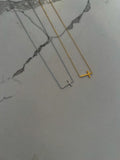 CHAN GOLD MEDIUM CROSS NECK