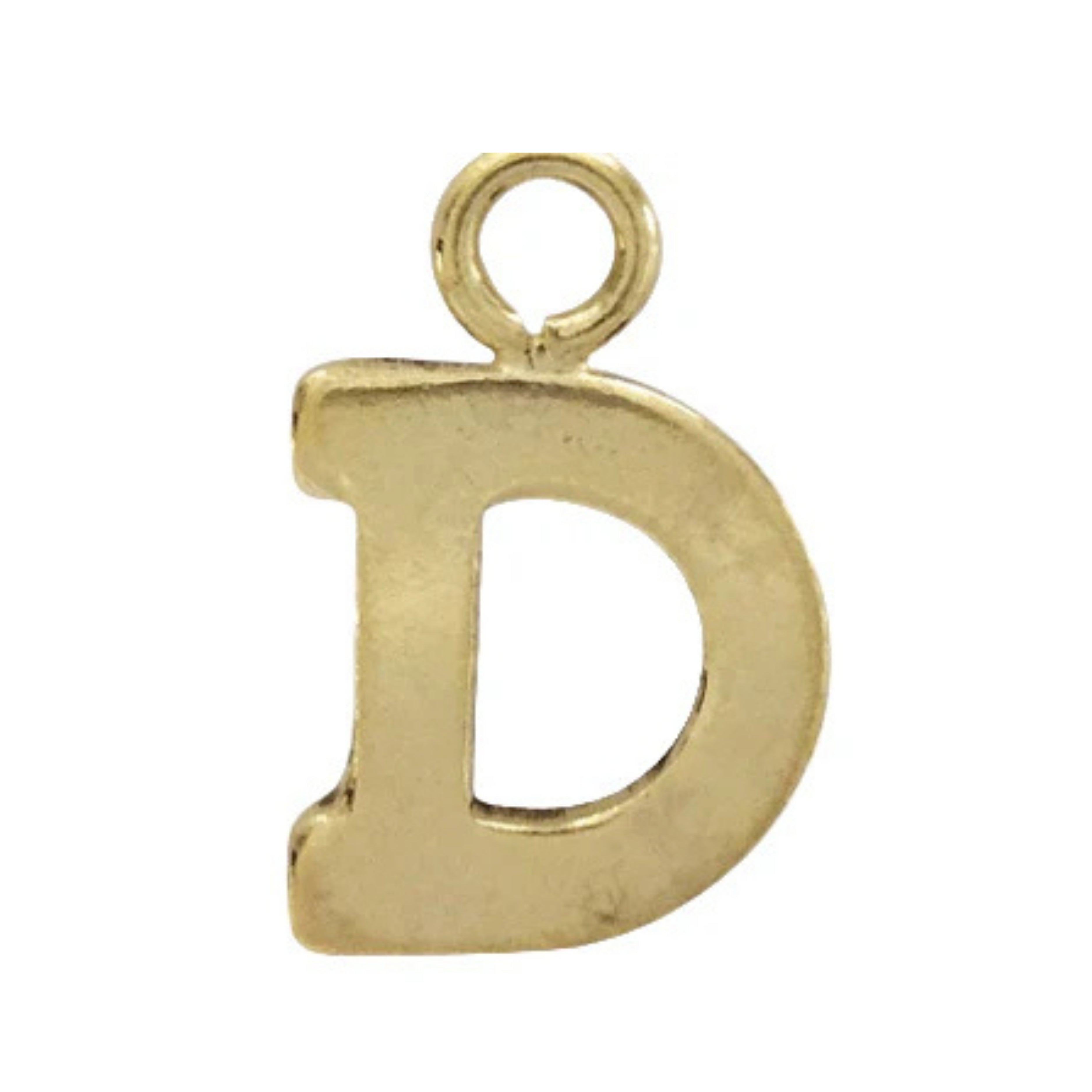 3mm Gold-Filled Initial Charm - 6.5"
