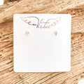 VIRTUE PEARL CROSS STUDS
