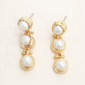 VIRTUE THE LYNDA TRIPLE DROP PEARL EARRINGS 625