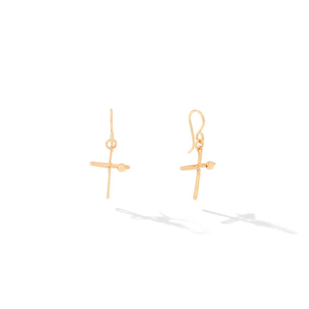 LOVE LIFTED ME EARRINGS GOLD