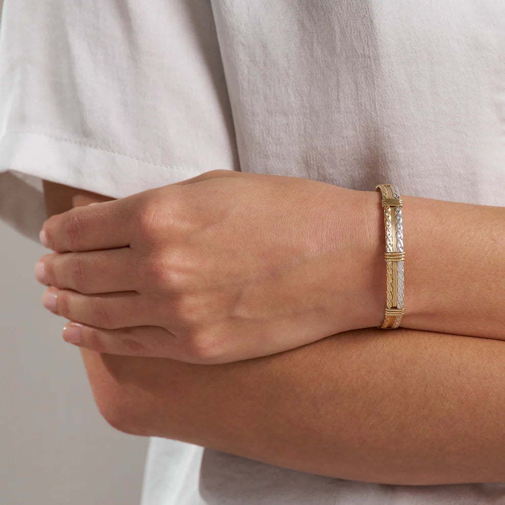 FOREVER AND ALWAYS BRACELET GOLD/SILVER 7"S