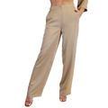 GLAM HIGH WASTED WIDE LEG PANT TAUPE GP8864