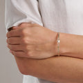 Guardian Angel Bracelet - 14K Gold Artist Wire and Sterling Silver / 7.5" - L