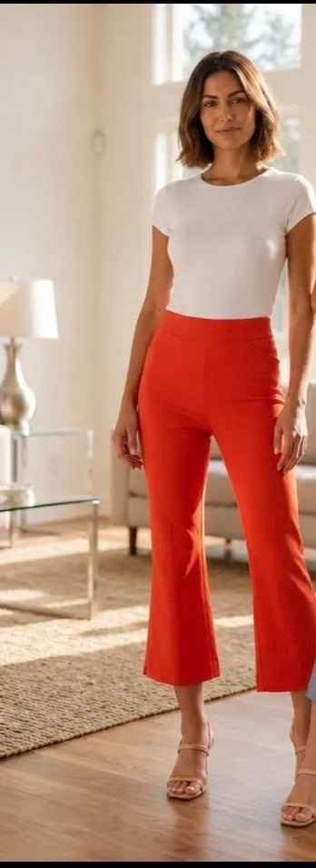 ERIC PULL ON CROP FLARE PANT ER220