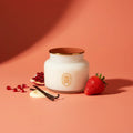 BR STRAW BLOS 8OZ HERITAGE CANDLE