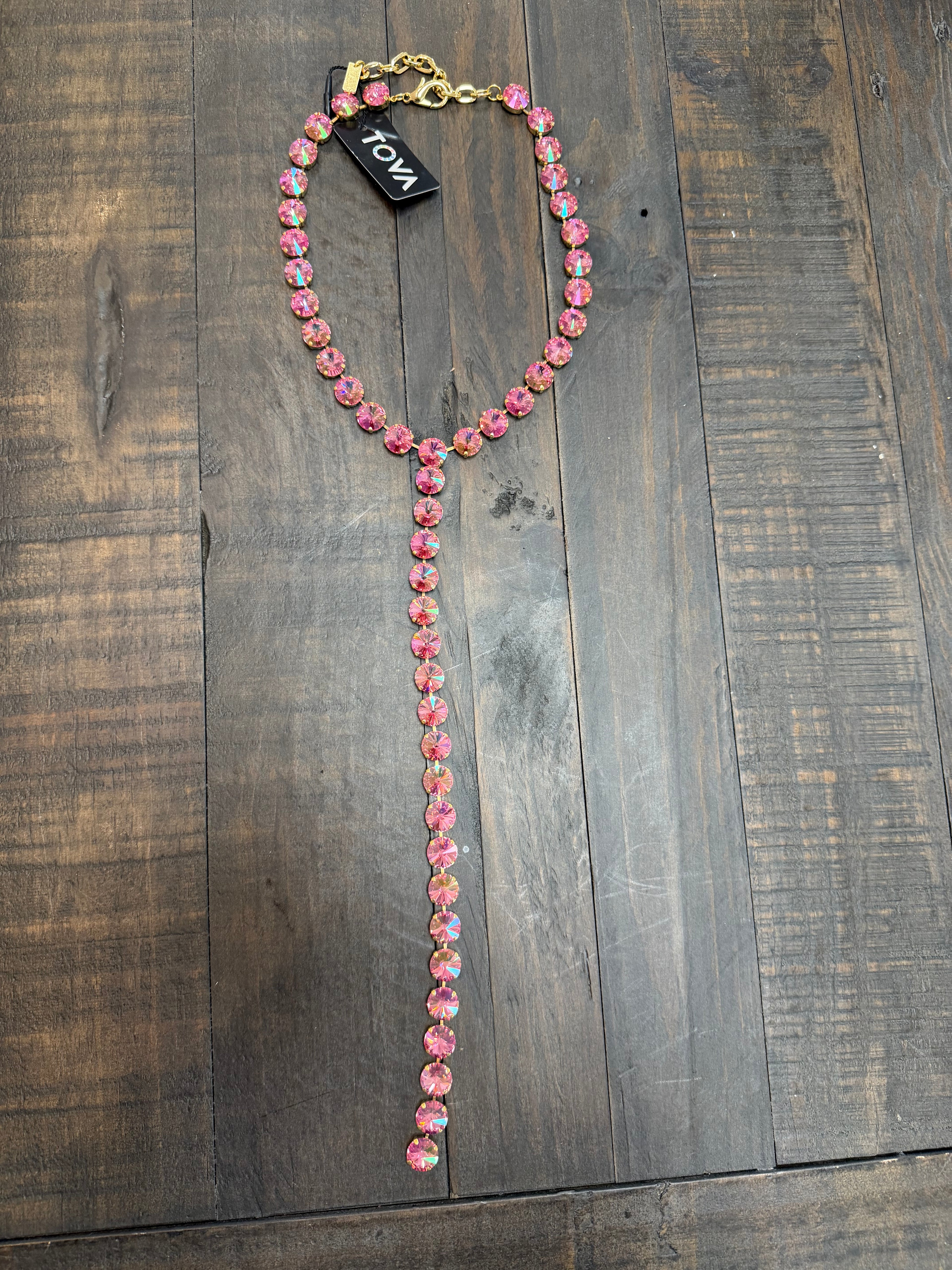 TOVA LA NECK ROSE LUSTER