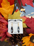 CP earring non-3 BLACK DIAMOND EARRING
