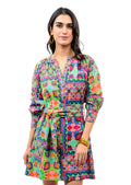 IJ POPOVER PATCH PRINT DRESS 321122