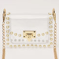 CLEARLY JACKIE PEARL HANDBAG