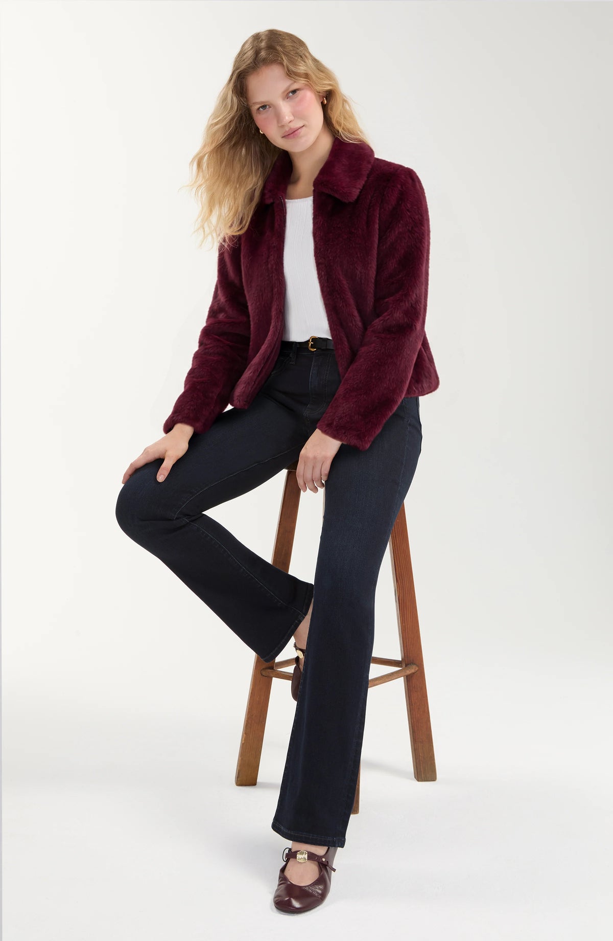 LP LM1D25TR08 FAUX FUR JACKET