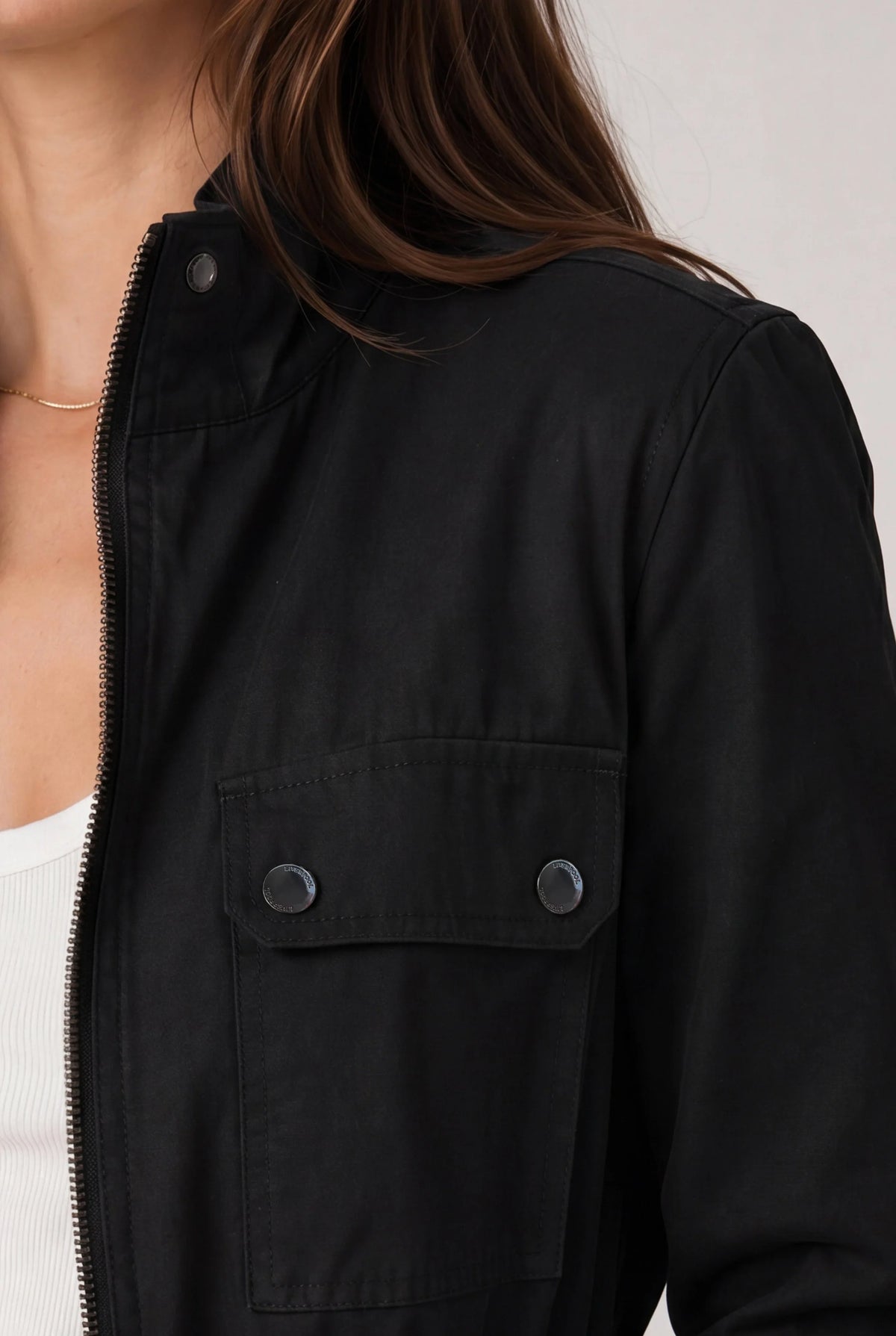 LP LM1D43TL98 BLACK UTILITY JACKET