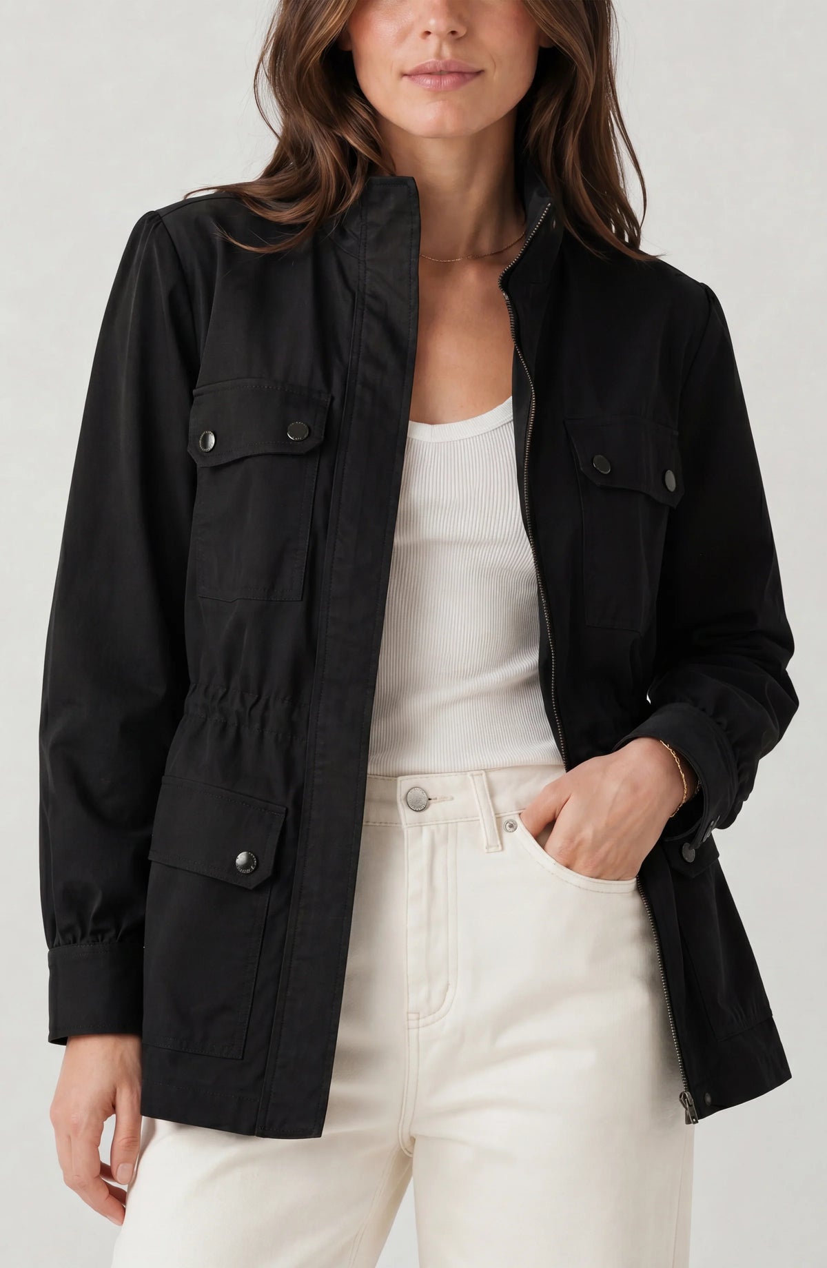 LP LM1D43TL98 BLACK UTILITY JACKET
