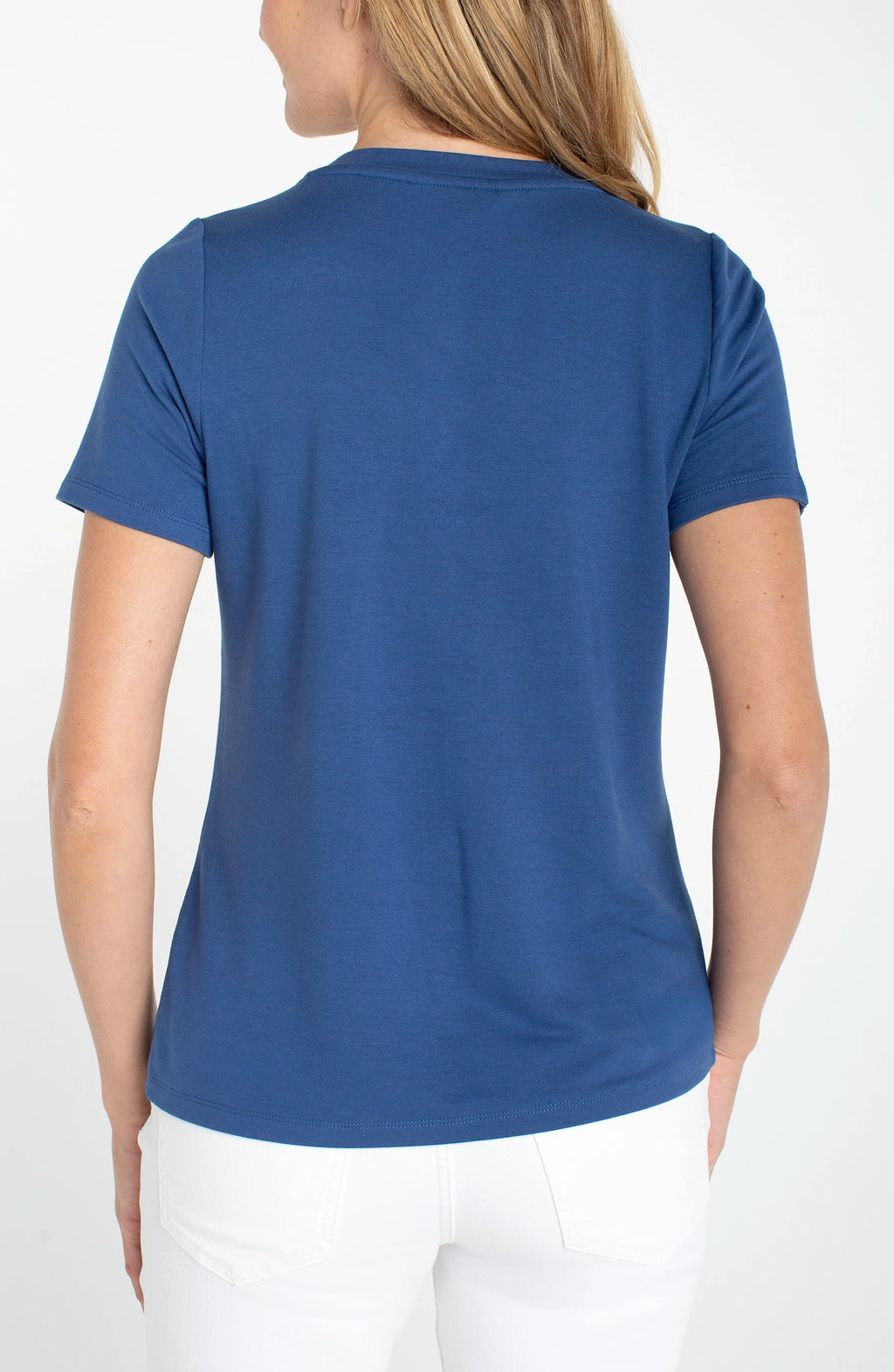 LP LM8J70KT60-S BLUE V NECK TOP