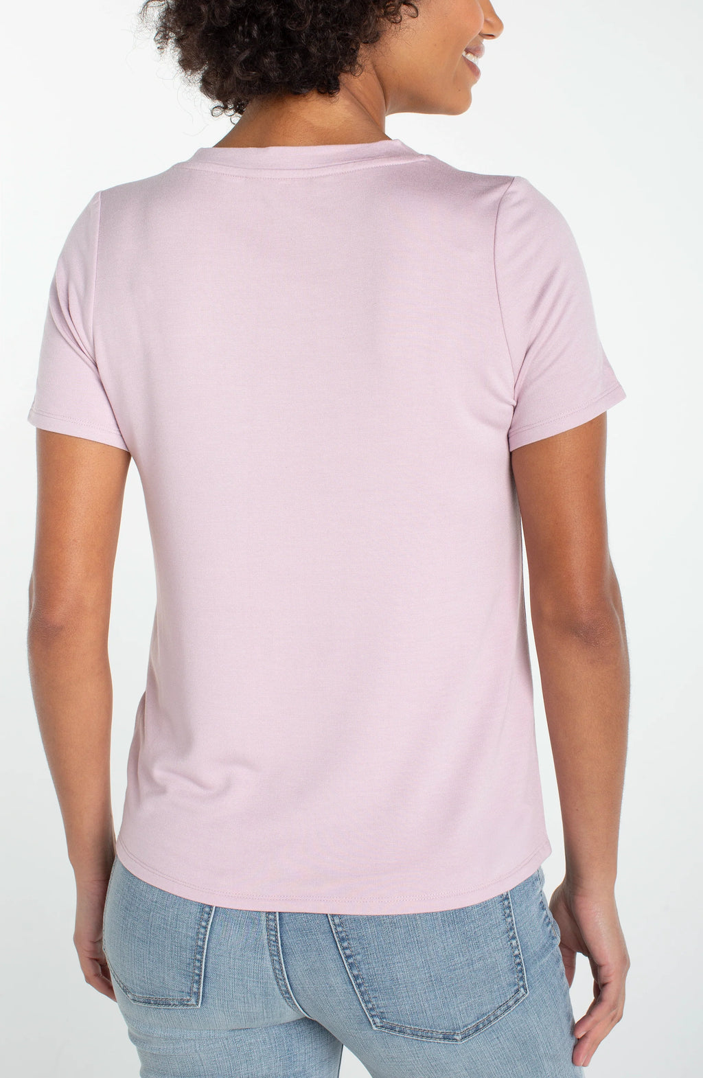 LP LM8J70KT60-S LILAC V NECK TOP