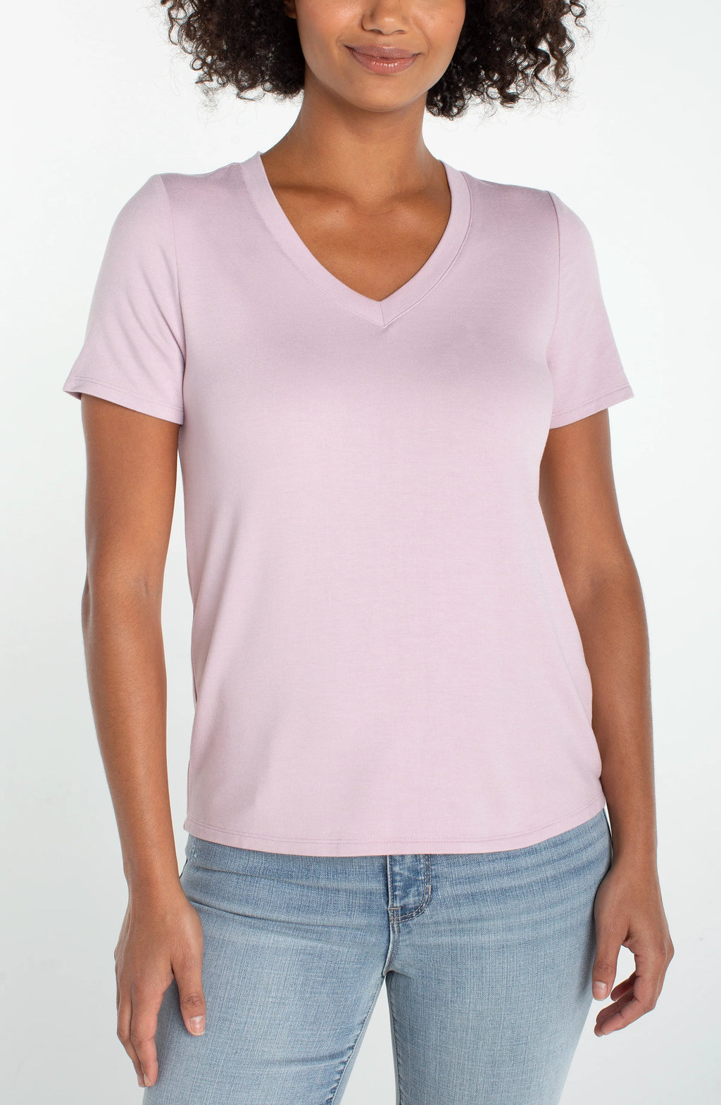 LP LM8J70KT60-S LILAC V NECK TOP