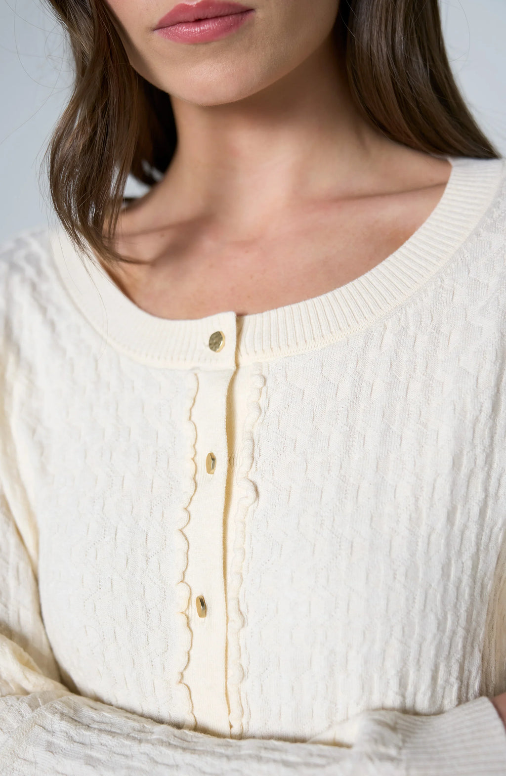 LP LM8L29WF12 CREAM SWEATER
