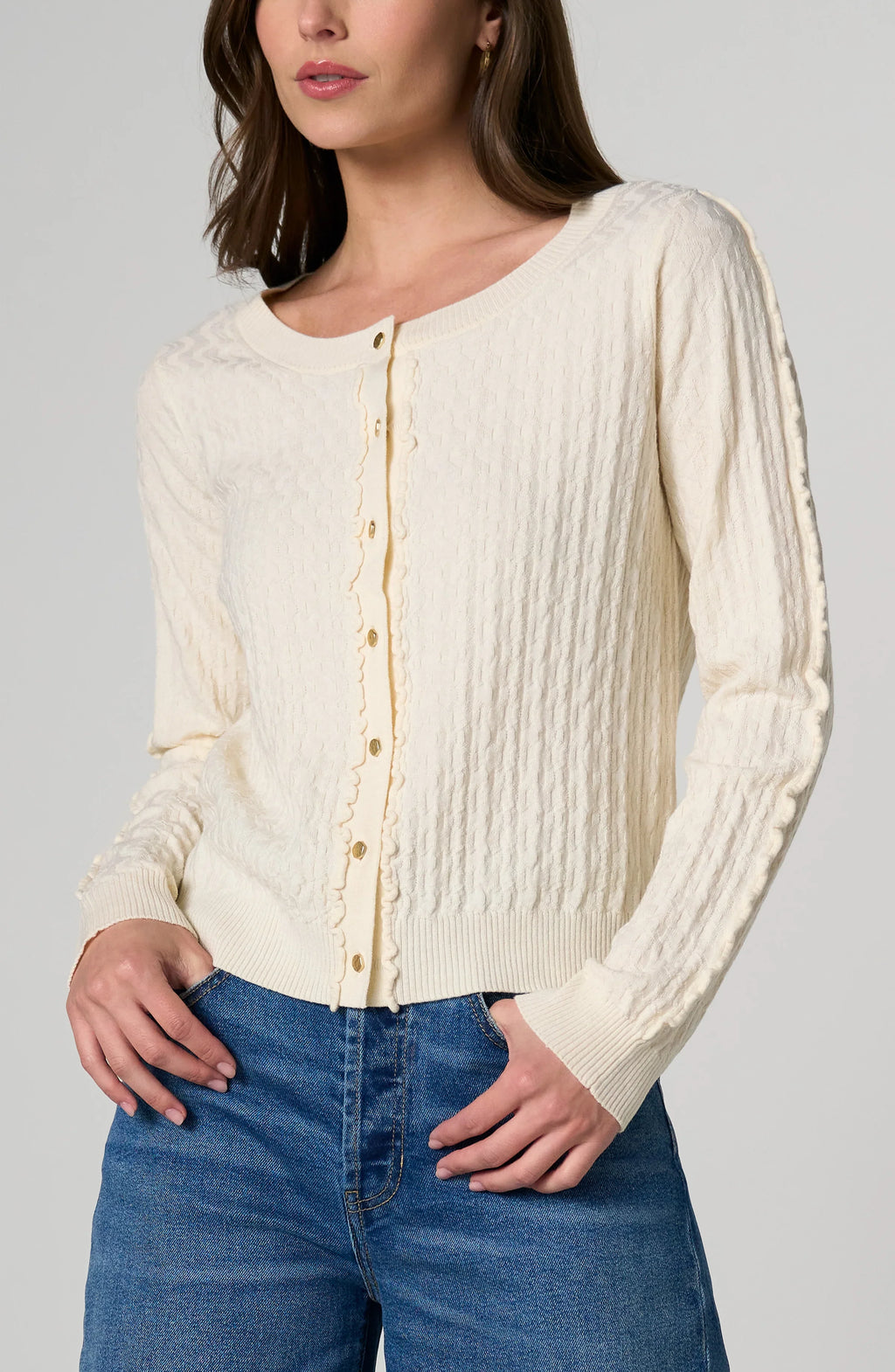 LP LM8L29WF12 CREAM SWEATER