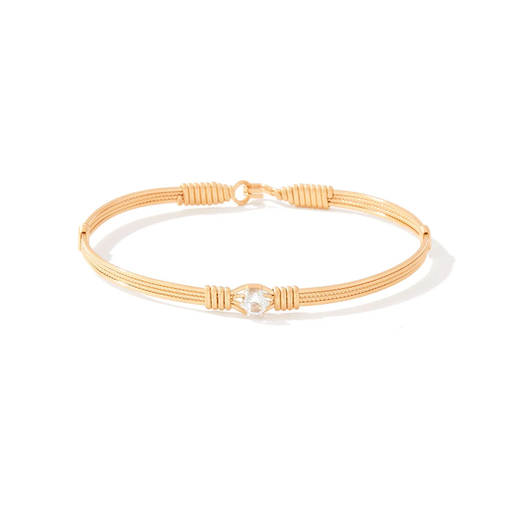 YOU ARE MY SUNSHINE BRACELET 1 STONE 6.75" S