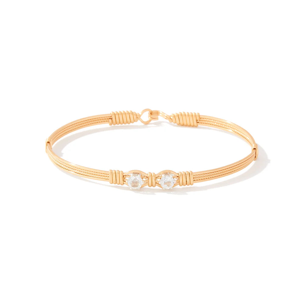 YOU ARE MY SUNSHINE BRACELET 2 STONE 7.5" L