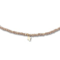 The Little Luxe Cross Necklace - Champagne