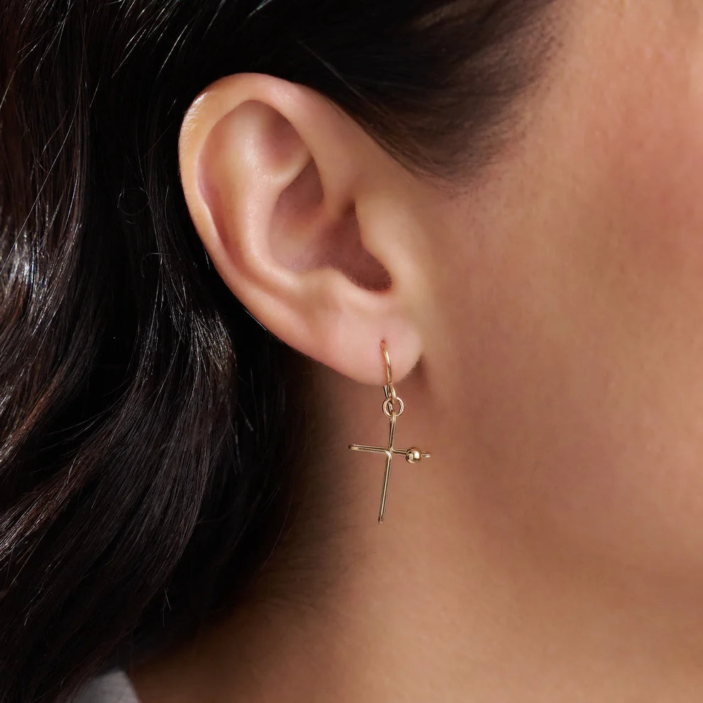 LOVE LIFTED ME EARRINGS GOLD