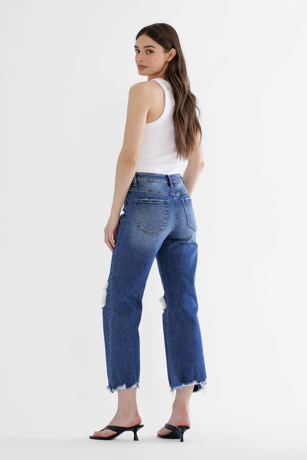 Mica Crop Flare Jean