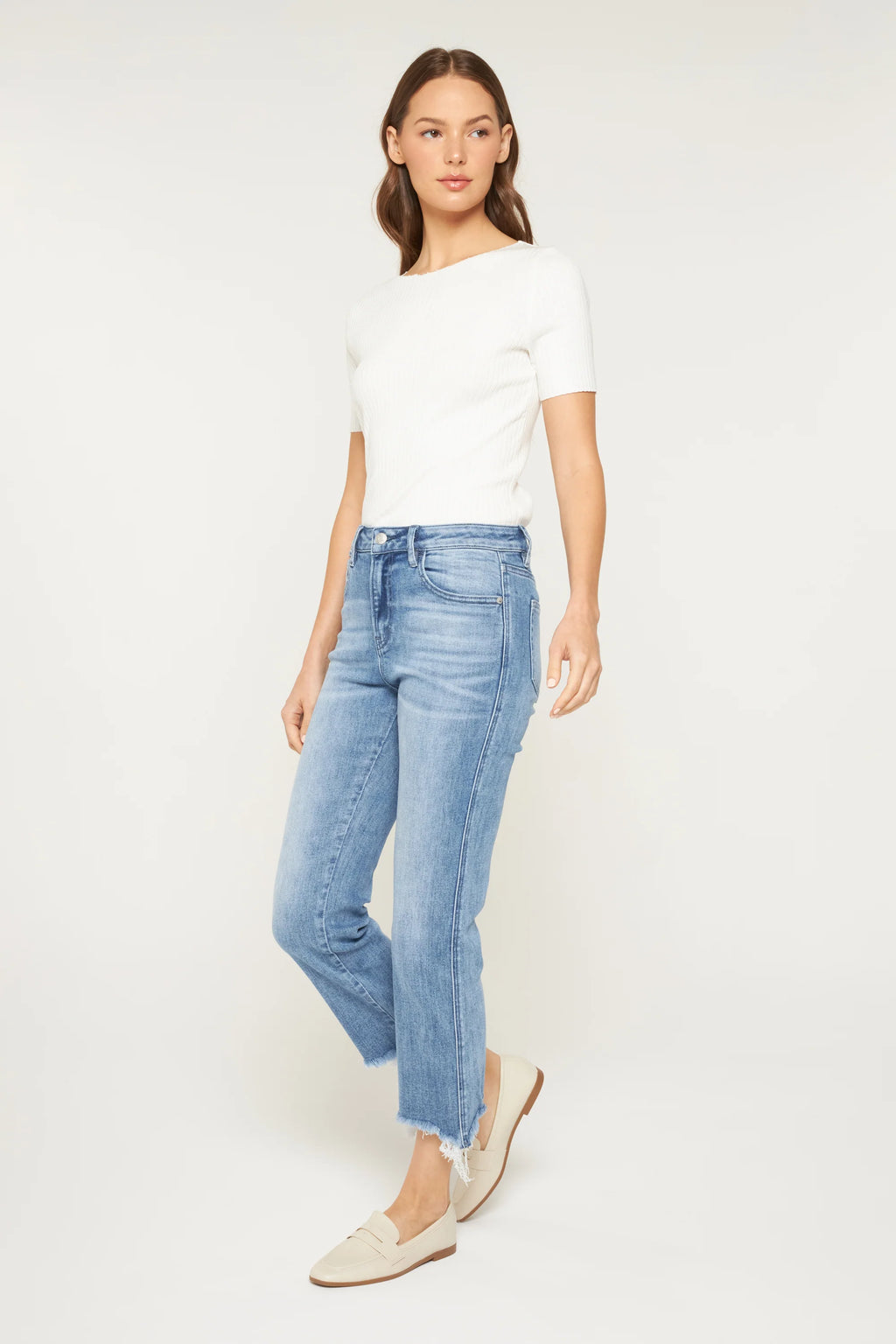 MICA HI RISE CROP JEANS MDP-T3485