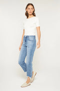 MICA HI RISE CROP JEANS MDP-T3485