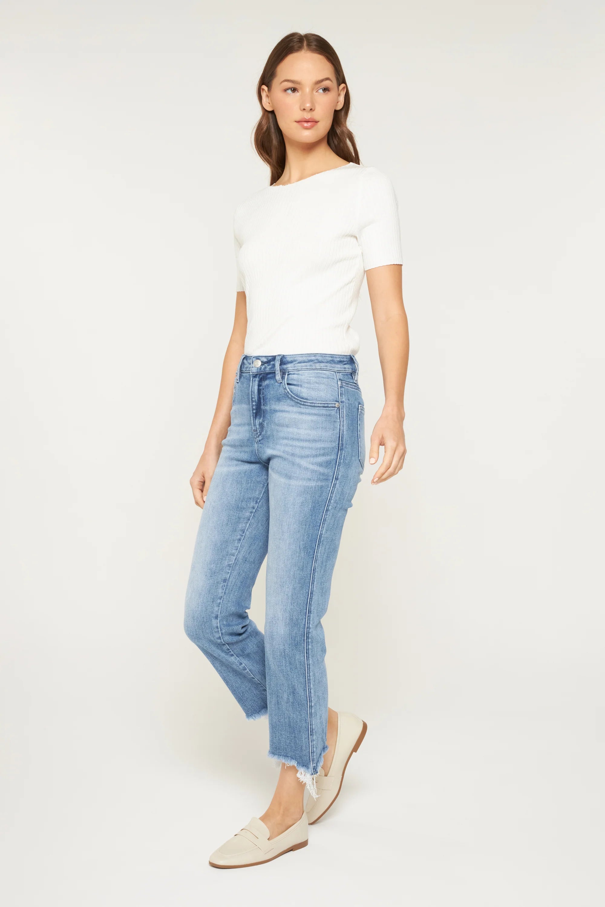 MICA HI RISE CROP JEANS MDP-T3485