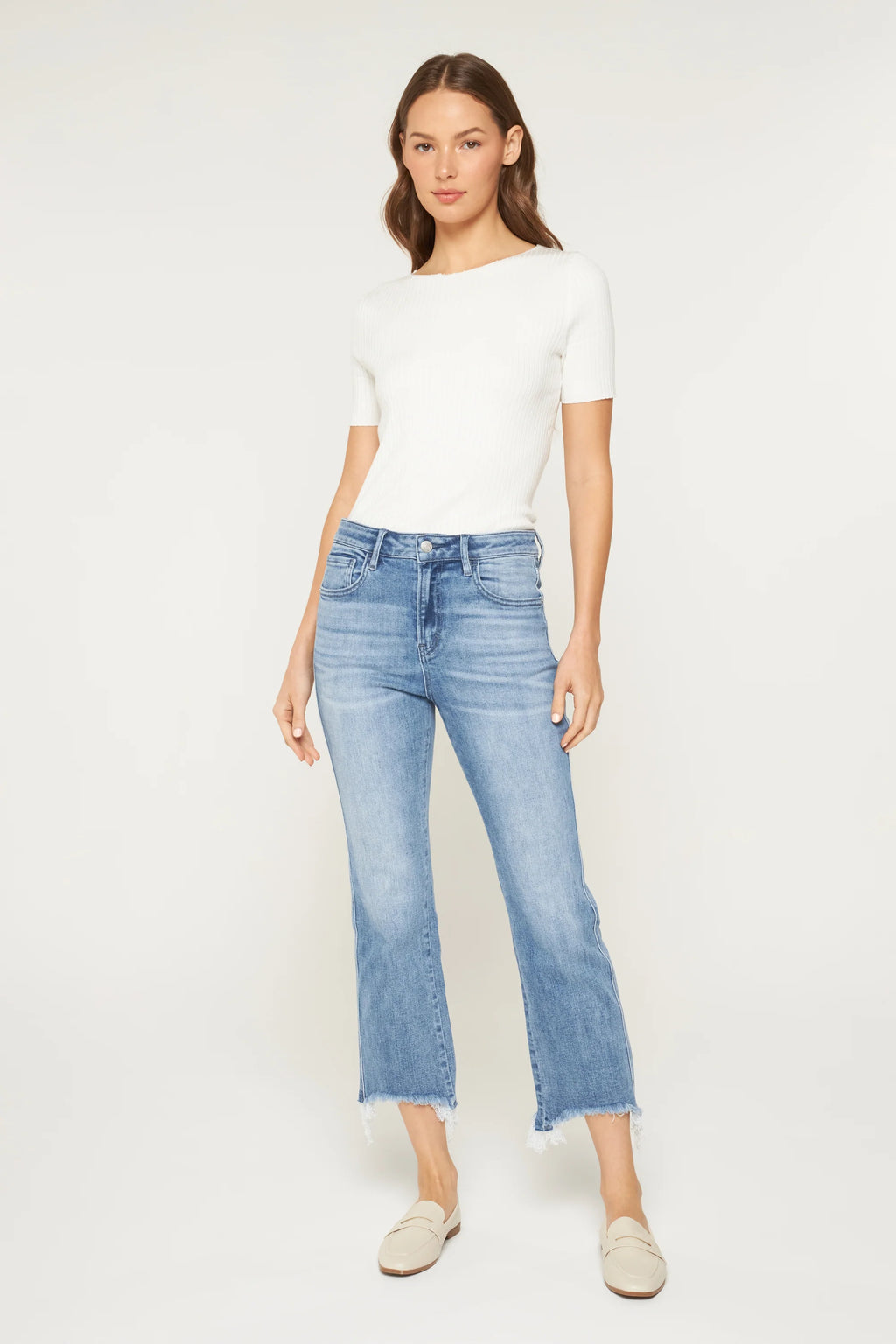 MICA HI RISE CROP JEANS MDP-T3485