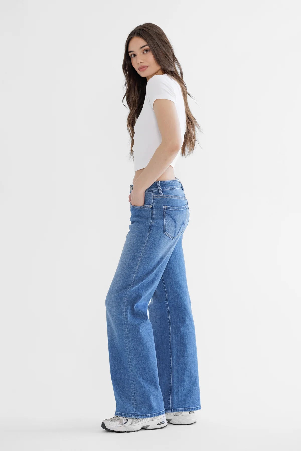 MICA High Rise Wide Leg Jean