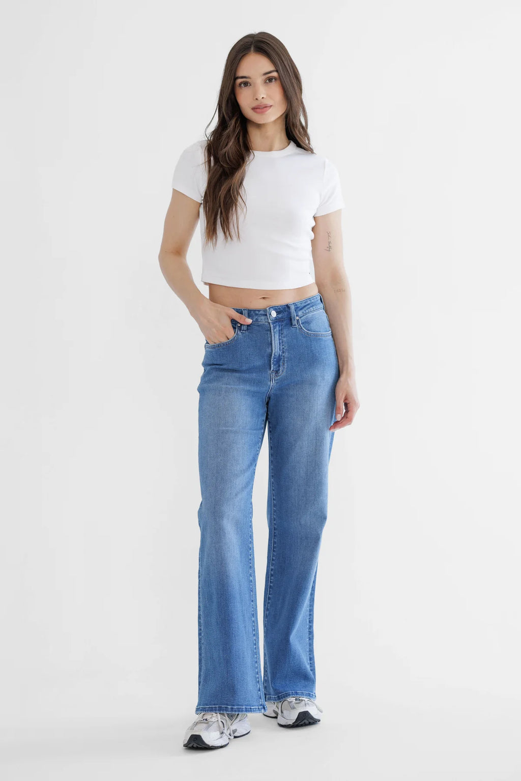 MICA High Rise Wide Leg Jean