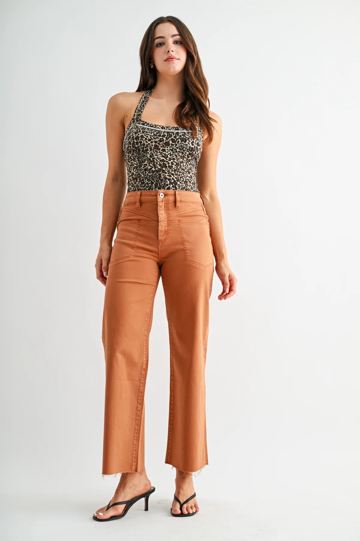 MICA High Rise Wide Leg ANKLE Jean
