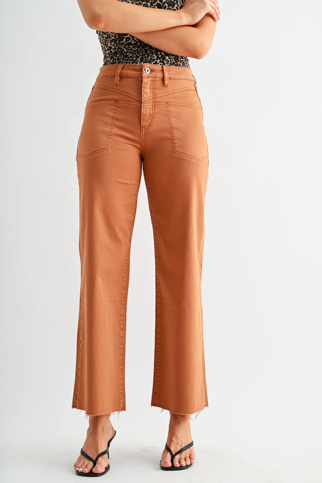 MICA High Rise Wide Leg ANKLE Jean