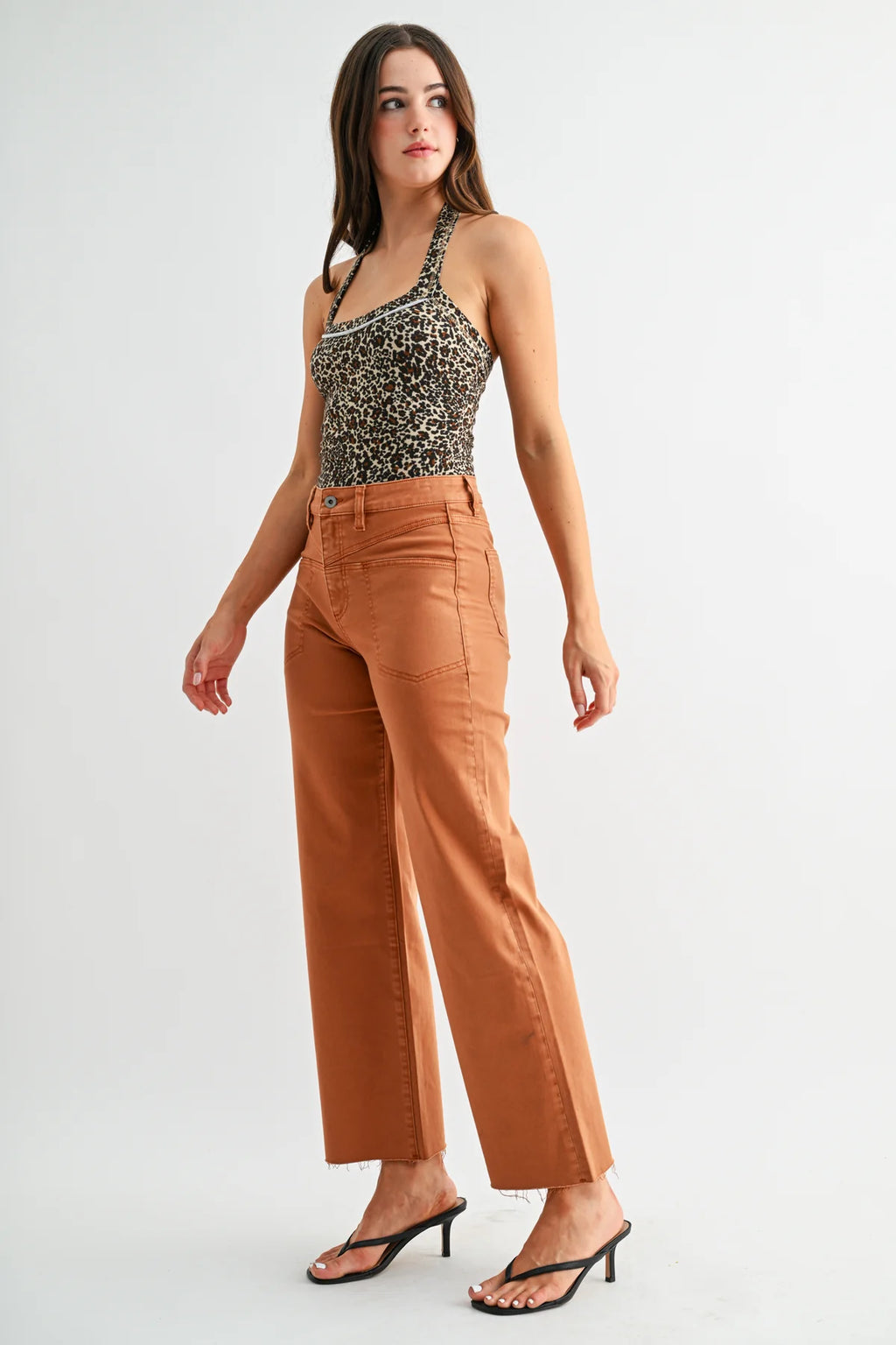 MICA High Rise Wide Leg ANKLE Jean