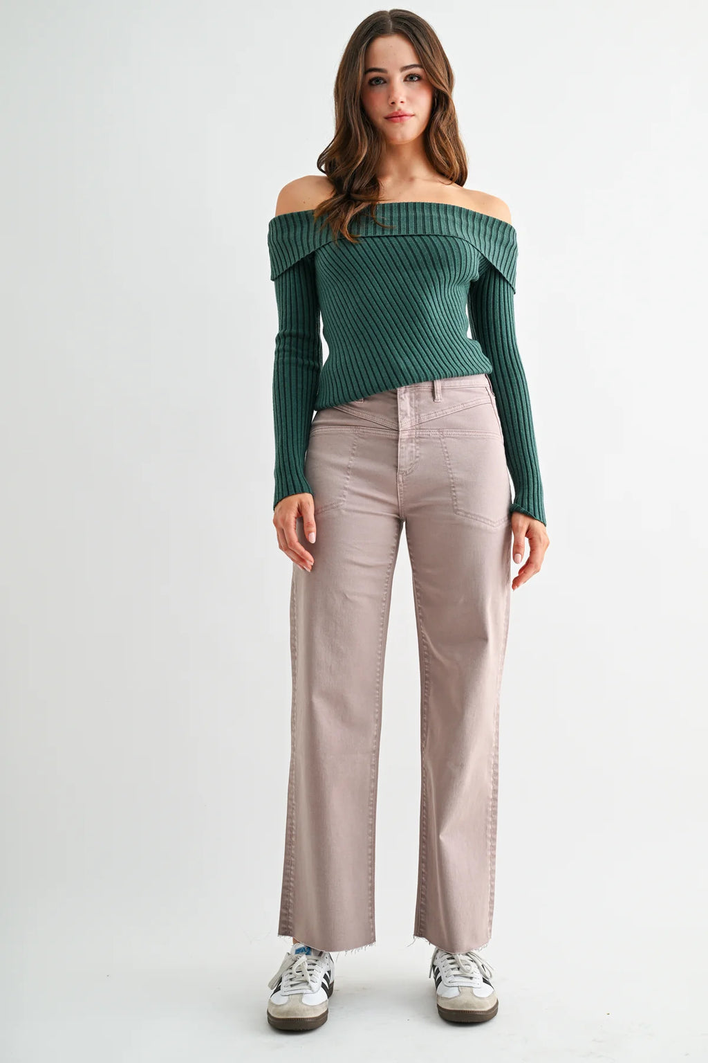 MICA High Rise Wide Leg ANKLE Jean