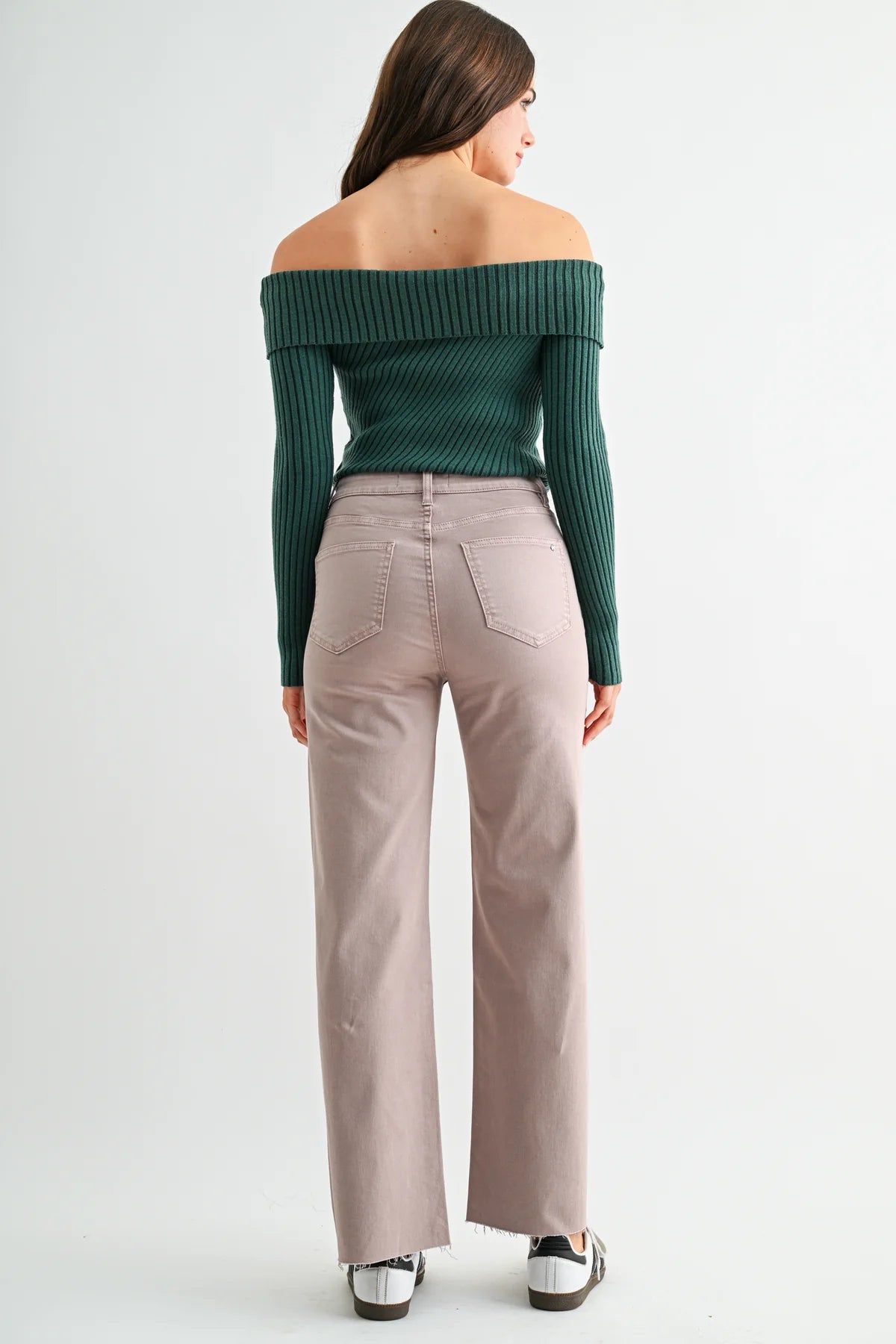 MICA High Rise Wide Leg ANKLE Jean