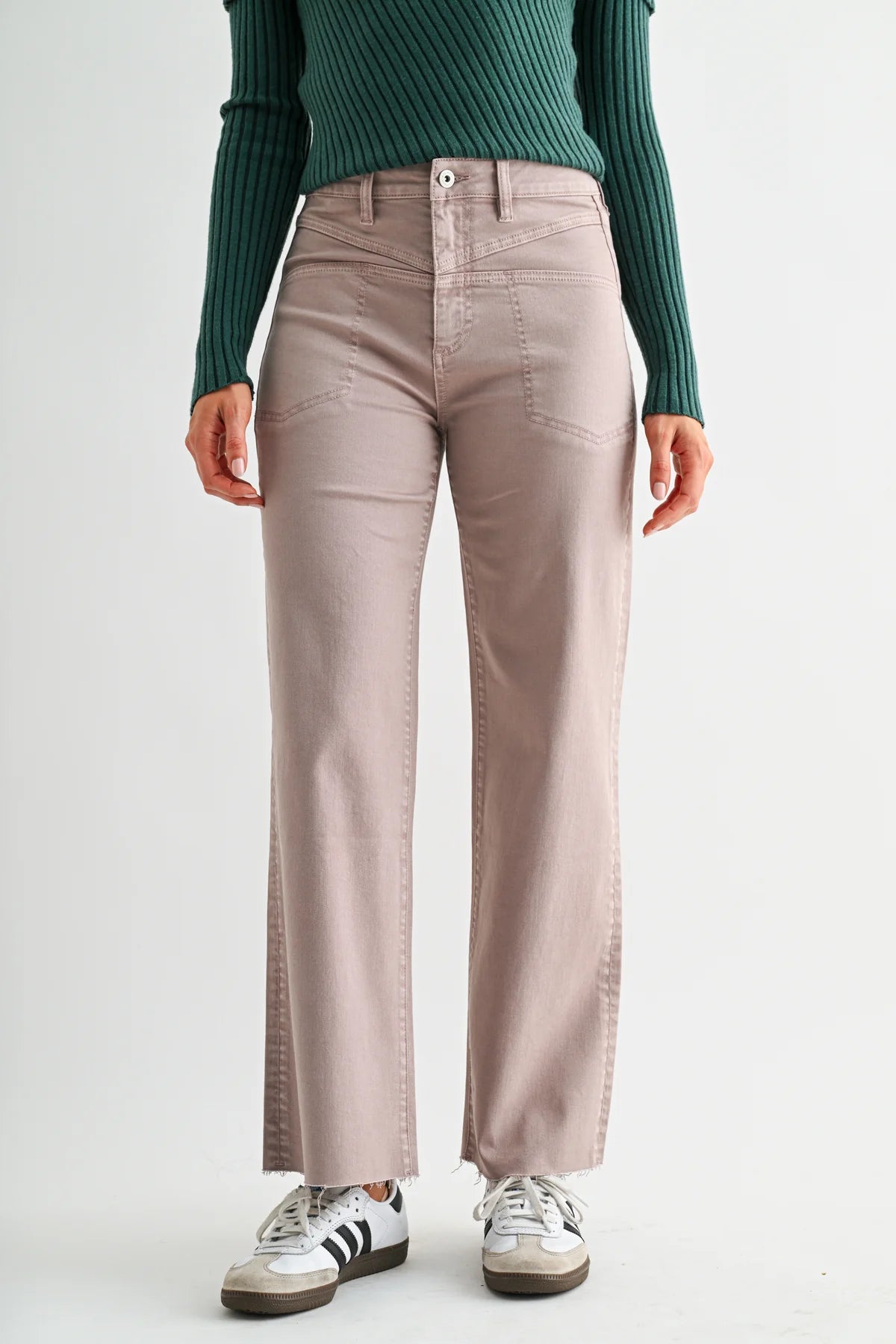 MICA High Rise Wide Leg ANKLE Jean
