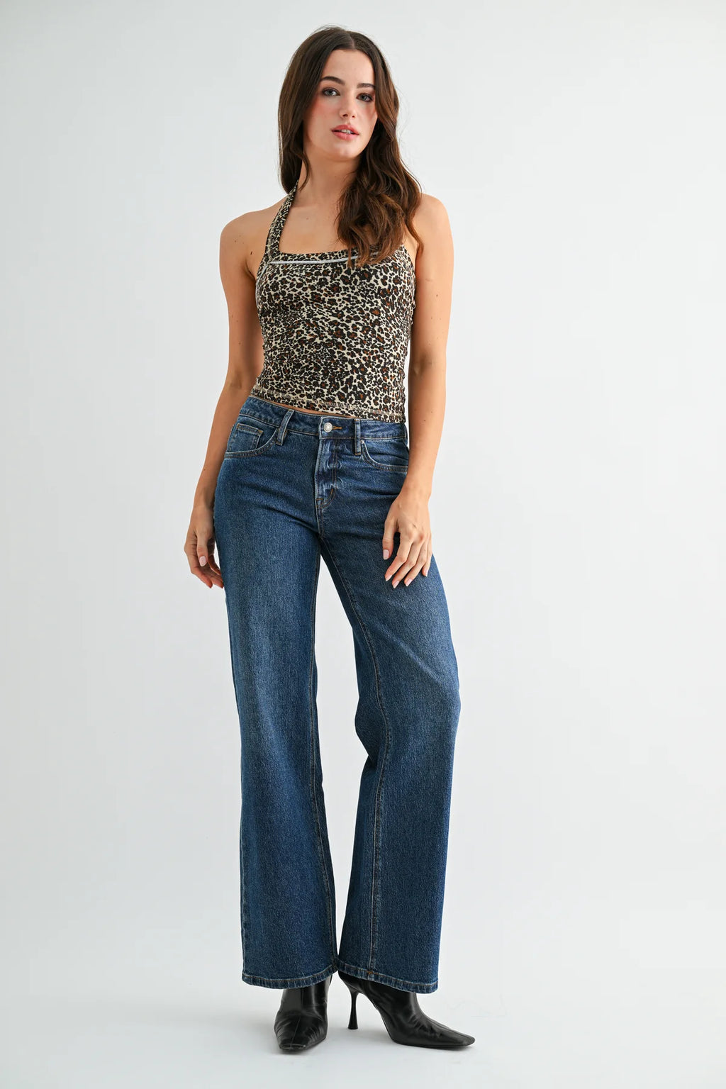 MICA  MID-RISE Wide Leg Jean