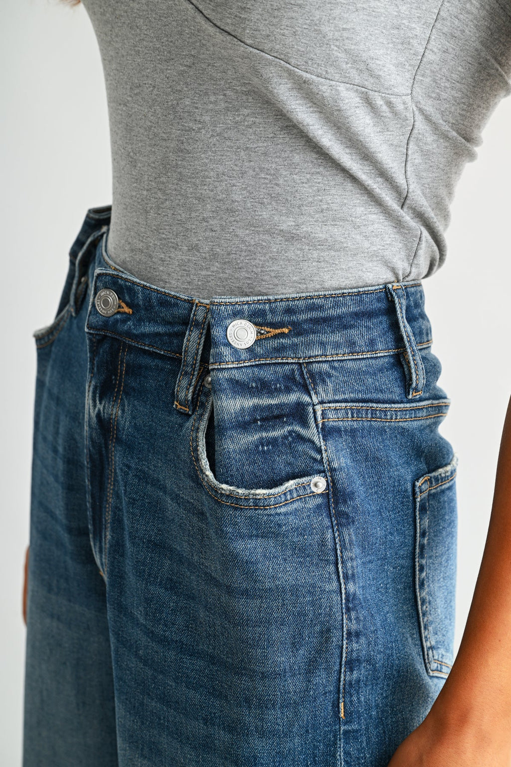 MICA High Rise Wide Leg Jean