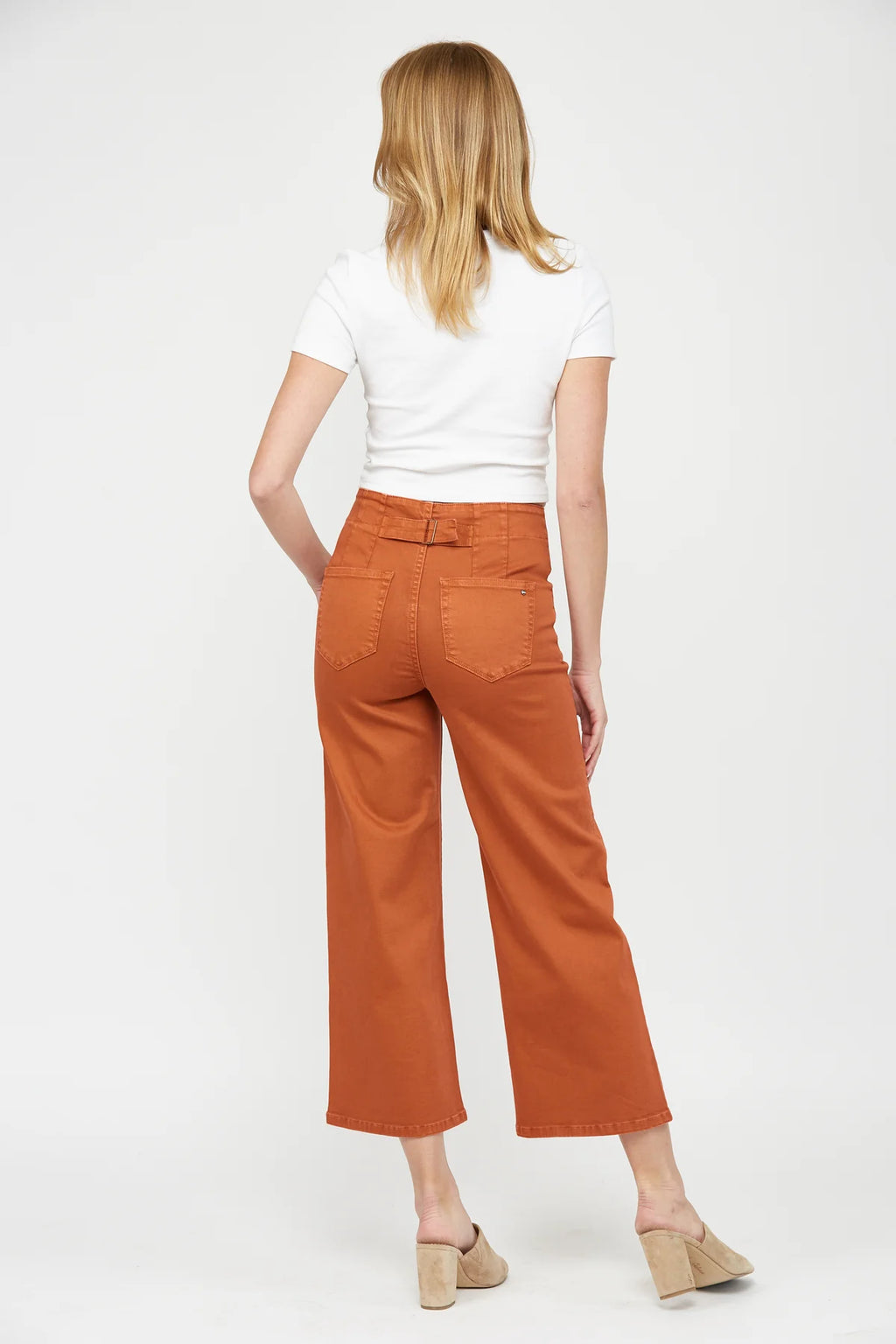 MICA SUPER High Rise WIDE CROP Jean