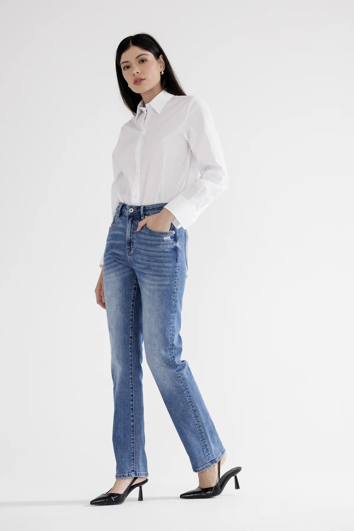 MICA Rise SLIM STRAIGHT LEG Jean