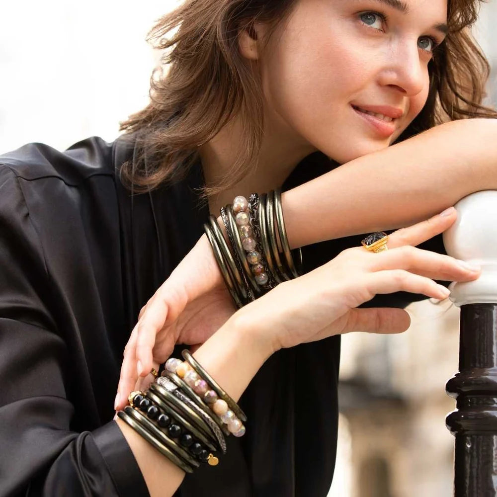 BG FLINT MELANGE BEADED BRAC