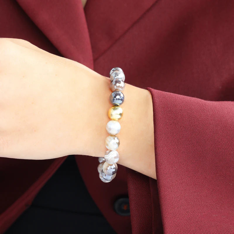 BG TAUPE/BROWN MELANGE BRAC