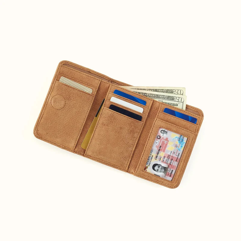 HOBO JILL TRIFOLD WALLET NV-WHKY